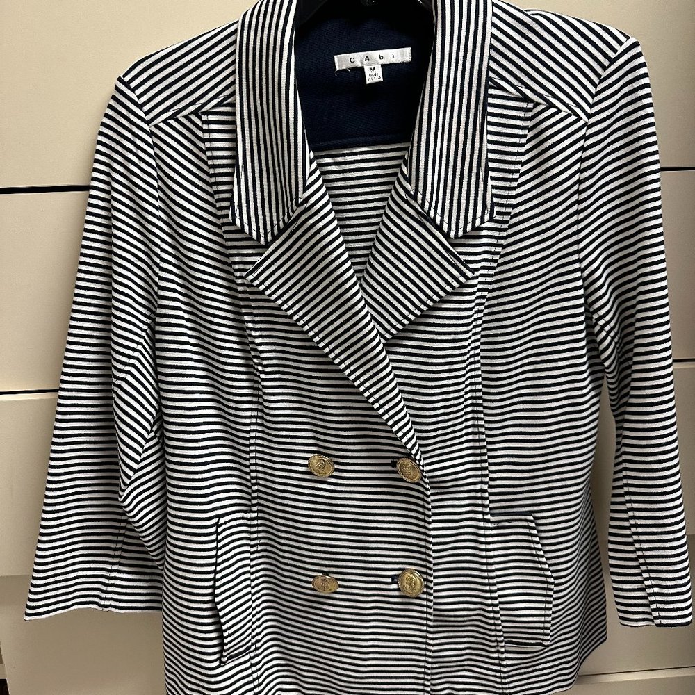 CABI Nautical Jacket with 3/4 sleeves